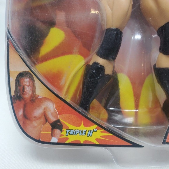 WWE Triple H NEW Flex’ems Jakks Pacific World Wrestling 2003 Action Figure - Picture 3 of 12